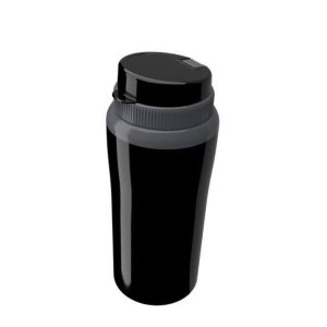 Copo Garrafa Térmica preto Miami 650ml Fitness Unitermi