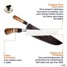 Kit de Churrasco Faca e Chaira Inox 10 Polegadas Bainha de Couro - Cutelaria Chef - 5