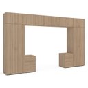 Ver imagem 2 de Guarda-Roupa Modular 370cm Frame Yescasa