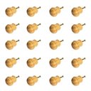 Ver imagem 1 de Kit 20 Puxadores de Madeira Redondos P/ Móveis Gavetas Armários Modelo Peão