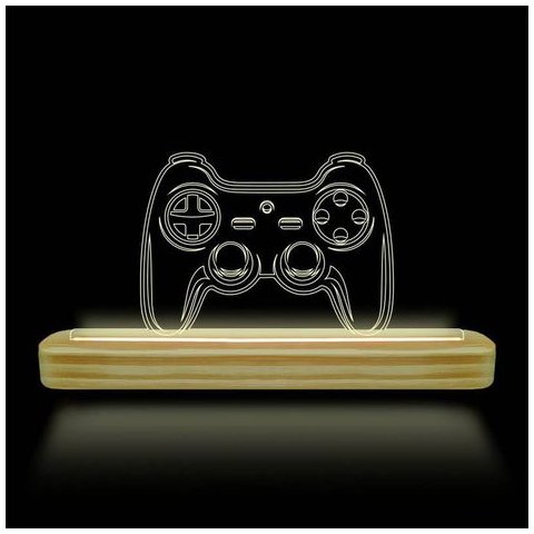 Luminária Led de Mesa Controle Game