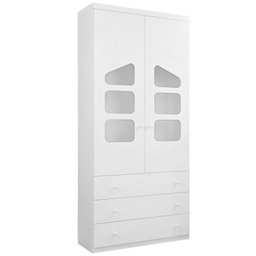Quarto de Bebê Modulado Eloísa Phoenix Cor Branco Brilho - 2