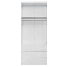 Quarto de Bebê Modulado Eloísa Phoenix Cor Branco Brilho - 3