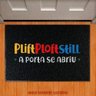 Tapete Capacho - Plift Ploft Still A Porta Se Abriu Castelo - 1