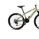 Ver imagem 3 de Bicicleta Colli Mônaco Aro 26 Disco 21 V Rapid Fire Cor Vermelho Tamanho do Quadro 13,5 Verde Milita