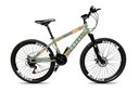 Ver imagem 1 de Bicicleta Colli Mônaco Aro 26 Disco 21 V Rapid Fire Cor Vermelho Tamanho do Quadro 13,5 Verde Milita