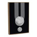 Ver imagem 1 de Quadro Decorativo Obscuros com Moldura Filete