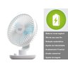 Mini Ventilador sem Fio - Branco - 2