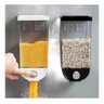 Dispenser para Cereais, Grãos e Alimentos Preto e Branco - 1