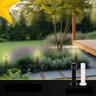 Poste Arandela Tube Light Janela Tampa Transp 39cm Preto - 5