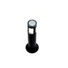 Poste Arandela Tube Light Janela Tampa Transp 39cm Preto - 3