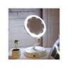 Espelho Maquiagem Luz Led Amplia 10X Dobravel Maquiagem - 6