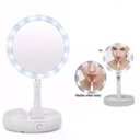 Ver imagem 4 de Espelho Maquiagem Luz Led Amplia 10X Dobravel Maquiagem