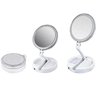 Espelho Maquiagem Luz Led Amplia 10X Dobravel Maquiagem - 1