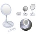Ver imagem 3 de Espelho Maquiagem Luz Led Amplia 10X Dobravel Maquiagem
