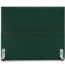 Ver imagem 4 de Cabeceira Box Casal Com Tachas 140 cm Vicenza L02 Bouclê Verde - Lyam Decor
