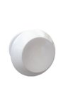 Ver imagem 2 de Puxador duplo redondo de madeira para porta de vidro branco