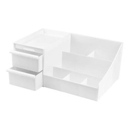Organizador de Mesa, Escritório, Home Office Canetas, Lápis, Cosméticos, Maquiagem, Remédios e Jóias - 2