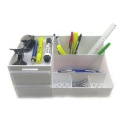 Organizador de Mesa, Escritório, Home Office Canetas, Lápis, Cosméticos, Maquiagem, Remédios e Jóias - 4