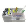 Organizador de Mesa, Escritório, Home Office Canetas, Lápis, Cosméticos, Maquiagem, Remédios e Jóias - 4