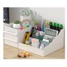 Organizador de Mesa, Escritório, Home Office Canetas, Lápis, Cosméticos, Maquiagem, Remédios e Jóias - 1