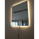 Ver imagem 5 de Espelho lapidado bisotê Iluminado com LED quente - 70x100cm