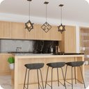 Ver imagem 6 de Pendente Luminária Cubo Industrial Preto