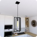 Ver imagem 1 de Pendente Luminária Moderna Industrial Preto