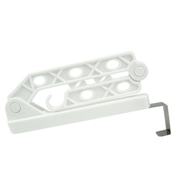 Cabide para Porta Dobrável Plástico Inox
