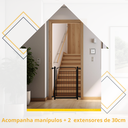 Ver imagem 3 de Grade Proteção Segurança Portão Pet 80cm Preto Bebê Cão com Extensor 2 de 30cm Itagold