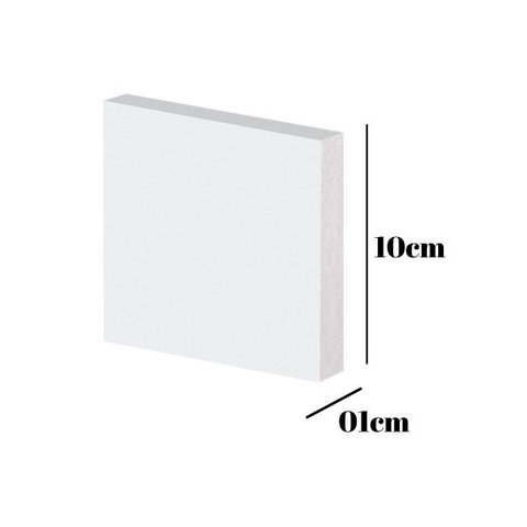 Rodape-guarnição Poliestireno Slim 10x1x225cm 40910 (barra)