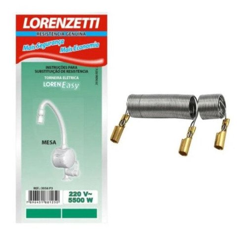Resistência Torneira Loren Easy para Mesa 3056-P3 220V/5500W Lorenzetti Único
