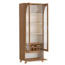 Ver imagem 3 de Cristaleira para Taças e Garrafas MDF Cinamomo/Off White Murano