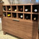 Ver imagem 7 de Cristaleira para Taças e Garrafas MDF Cinamomo/Off White Murano