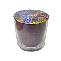 Vela Perfumada No Copo De Vidro 265Ml Com Aroma De Uva - 1