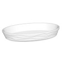 Ver imagem 2 de Travessa Funda Oval Melamina Buffet Branca 28 Cm - Haus Concept