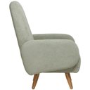 Ver imagem 6 de Poltrona de Amamentação Fixa Pés Manu Dolce D02 Bouclê Verde Oliva C-199 - Lyam Decor