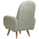 Ver imagem 7 de Poltrona de Amamentação Fixa Pés Manu Dolce D02 Bouclê Verde Oliva C-199 - Lyam Decor