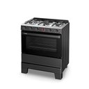 Ver imagem 1 de Fogão 5 Bocas Esmaltec F5iab5121 Ideal Super Mesa em Aço Inox Acendimento Automático Preto Bivolt