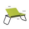 Suporte Notebook Mesa Madeira Ajustavel Dobravel Portatil Cama Sofa Home Office Multifuncional Verde - 6