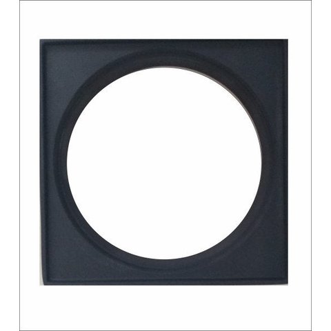 Base Porta Grelha Aluminio Preto 15x15 Cm