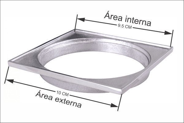 Base Porta Grelha 10x10 Cm - 2