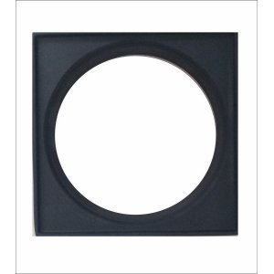 Base Porta Grelha Alumínio Preto 10x10 Cm