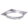 Base Porta Grelha Alumínio Polido 15x15 Cm - 1