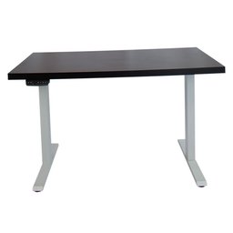 Mesa com Regulagem 1,50x70 Branco com Tampo Preto - 1