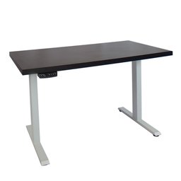 Mesa com Regulagem 1,50x70 Branco com Tampo Preto - 3