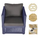Ver imagem 3 de Mesa e 2 Poltronas Madri Corda Náutica Estofado 11 Trama Azul