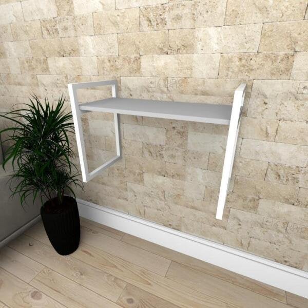 Aparador Industrial E-Nichos Branco e Cinza 30x40 Indb03Capr - 1
