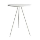 Ver imagem 1 de Mesa Lateral Gabriela Branca Tampo de Madeira Branco
