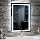 Ver imagem 2 de Espelho Retangular Jateado 60x80 3 Tons de Led